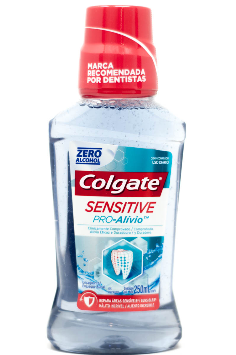 ENJUAGUE BUCAL COLGATE SENSITIVE PRO ALIVIO ZERO ALCOHOL 250 Ml San Carlos