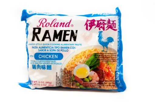 Imagen de SOPA INSTANTANEA ROLAND RAMEN SABOR POLLO 85 G