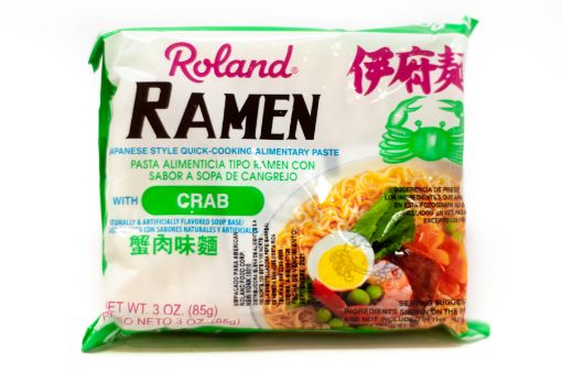 Imagen de SOPA INSTANTANEA ROLAND RAMEN SABOR CANGREJO 85 G