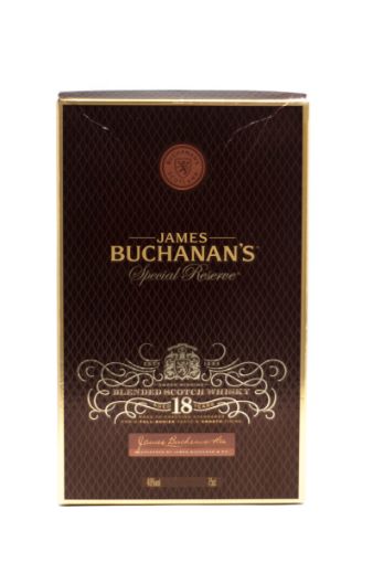 Imagen de WHISKY BUCHANANS 18 AÑOS EN CAJA  750.00 