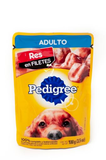 Imagen de ALIMENTO PARA PERRO PEDIGREE RES EN FILETES ADULTO 100 G