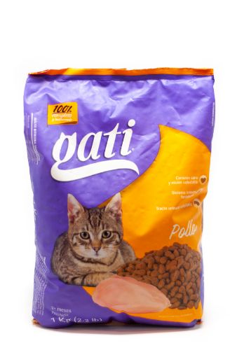 Imagen de ALIMENTO PARA GATO  GATI POLLO 1 KG 