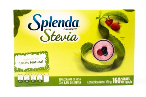 Imagen de EDULCORANTE SPLENDA NATURALS CON STEVIA EN SOBRE 160 UND 320 G