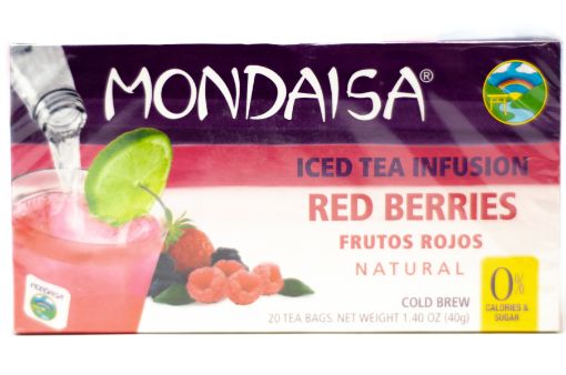 Imagen de TÉ INFUSION FRIA MONDAISA FRUTOS ROJOS 20 UND 40 G
