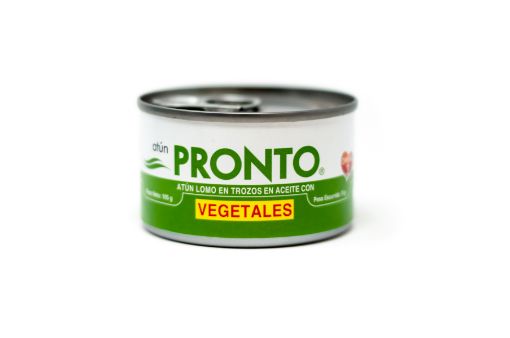 Imagen de ATÚN PRONTO LOMO EN TROZOS CON VEGETALES EN ACEITE 74 G