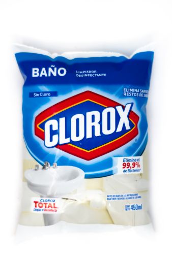 Imagen de LIMPIADOR CLOROX PARA BAÑO 450 ML