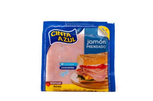 Imagen de JAMÓN CINTA AZUL PRENSADO DE CERDO 250.00 G