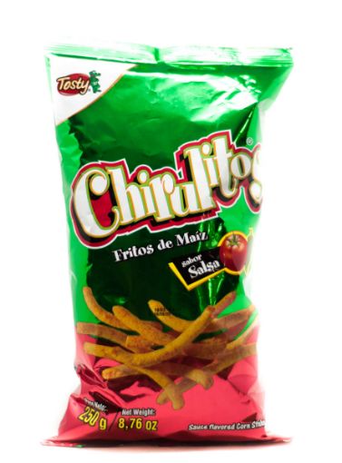 Imagen de FRITOS DE MAIZ TOSTY CHIRULITOS SABOR SALSA FAMILIAR  250 g 