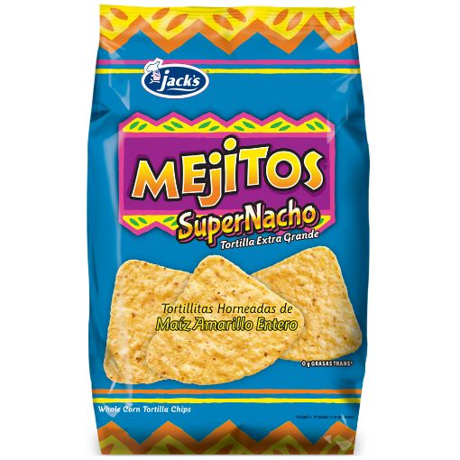 TORTILLAS JACKS MEJITOS SUPER NACHO 300 g San Carlos