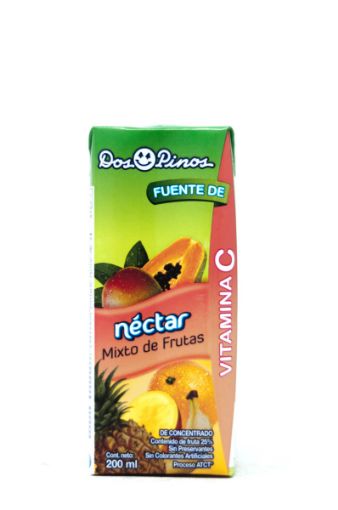 Imagen de NÉCTAR DOS PINOS MIXTO FRUTAS  200.00 ML