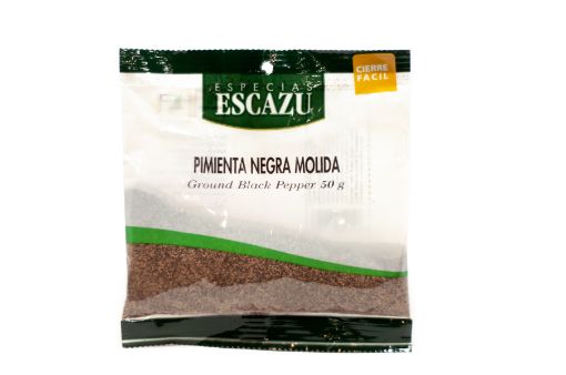 Imagen de PIMIENTA NEGRA MOLIDA ESPECIAS ESCAZU 50 G