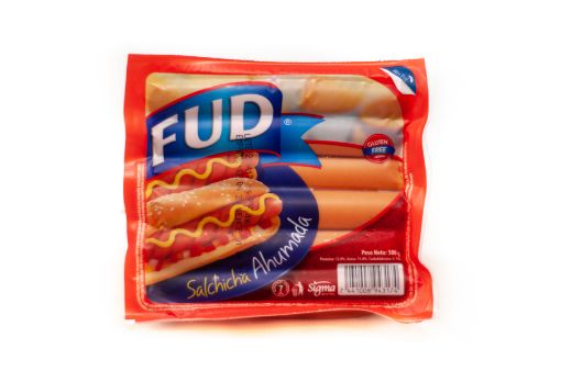 Imagen de SALCHICHAS FUD AHUMADA DE CERDO 500.00 G