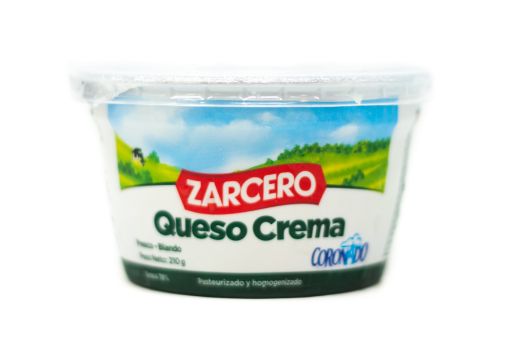 Imagen de QUESO CREMA  ZARCERO TAZA 210.00 G