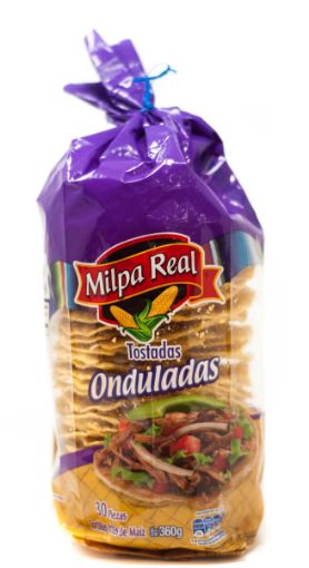 Imagen de TORTILLAS MILPA REAL PARA CHALUPA ONDULADAS 360.00 G