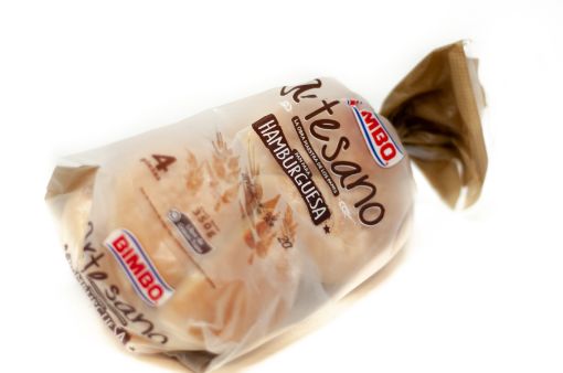 Imagen de PAN BIMBO ARTESANO PARA HAMBURGUESA 4 UND 350.00 G