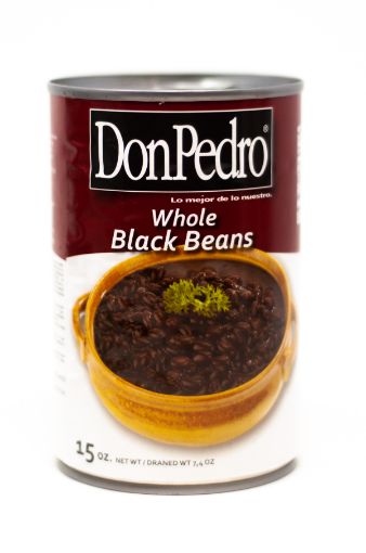Imagen de FRIJOL DON PEDRO NEGRO ENTERO LATA 210.00 G