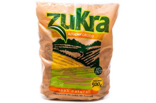 Imagen de AZUCAR ZUKRA CRUDO EN SOBRE 100 UND 500.00 G