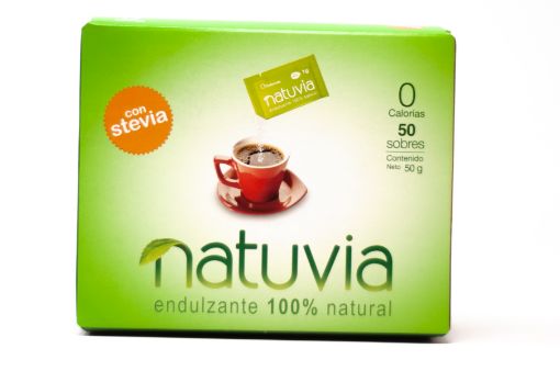 Imagen de EDULCORANTE NATUVIA EN SOBRE 50 UND 50 G
