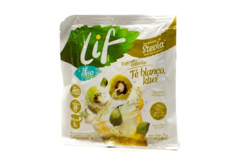 Imagen de BEBIDA LIF EN POLVO TÉ BLANCO & KIWI CON STÉVIA 25.00 G