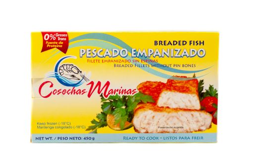 Imagen de FILET DE PESCADO COSECHAS MARINAS EMPANIZADO SIN ESPINAS 450 G