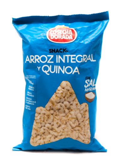 Imagen de SNACK  COSECHA DORADA DE ARROZ INTEGRAL Y QUINOA 100 g 