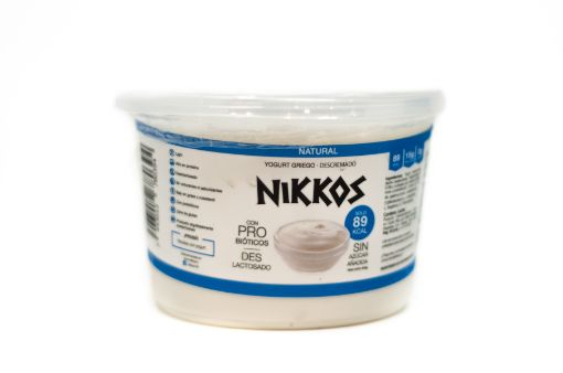 Imagen de YOGURT GRIEGO NATURAL NIKKOS 500 G