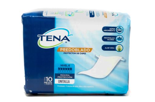 Imagen de PAÑAL TENA PREDOBLADO PROTECTOR DE CAMA 10 UND