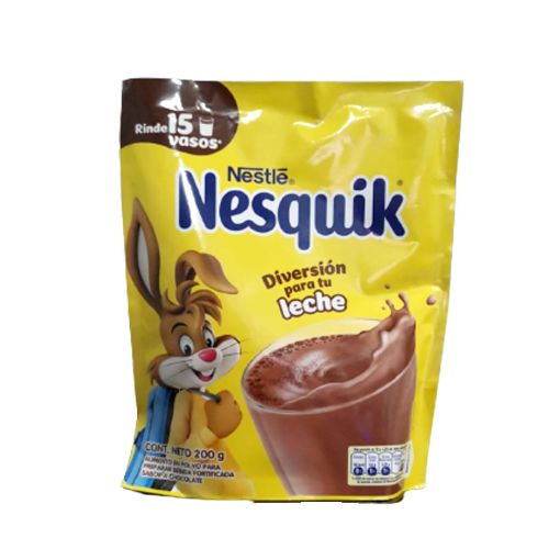 Imagen de MEZCLA NESTLE NESQUICK PARA BEBIDA CHOCOLATE 200 G