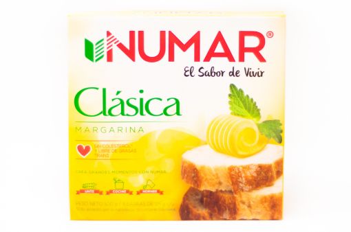 Imagen de MARGARINA NUMAR CLASICA CAJA 4 UND 500.00 G