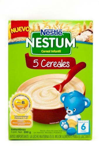 Imagen de CEREAL NESTUM NESTLÉ INFANTIL 5 CEREALES CAJA 200.00 