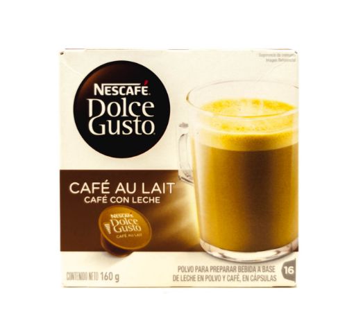Imagen de CÁPSULAS CAFÉ NESCAFÉ DOLCE GUSTO AU LAIT 160 G