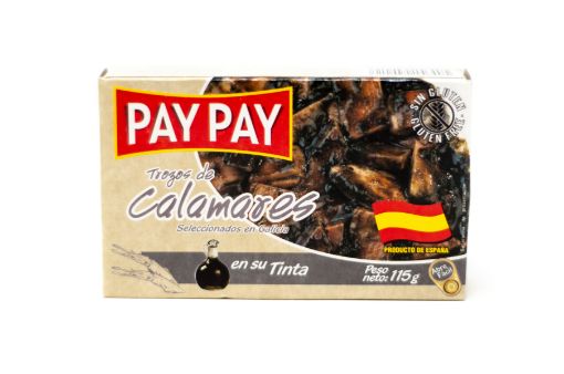 Imagen de TROZOS PAY PAY DE CALAMAR EN SU TINTA  72.00 G