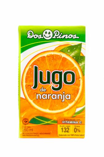 Imagen de JUGO DOS PINOS TETRA BRIK NARANJA  250 ml 