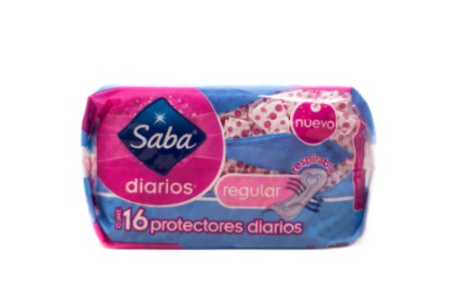 Imagen de PROTECTORES FEMENINOS SABA REGULAR 16 UND
