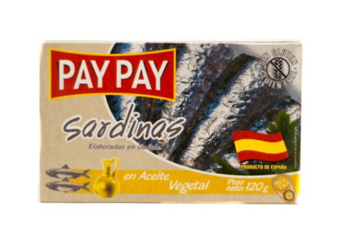 Imagen de SARDINA PAY PAY EN ACEITE VEGETAL 88.00 G