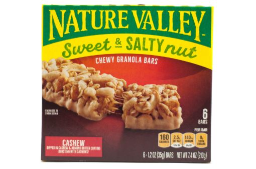 Imagen de BARRA DE GRANOLA NATURE VALLEY SWEET & SALTY NUT MARAÑON 6 UND 210 g 