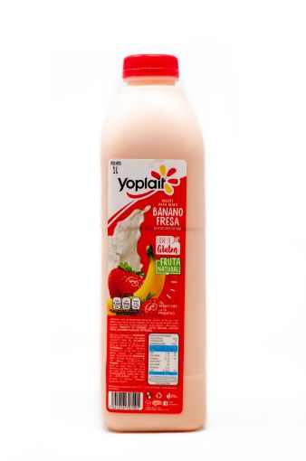 Imagen de YOGURT YOPLAIT LIBRE DE GLUTEN BANANO FRESA 1000 ML