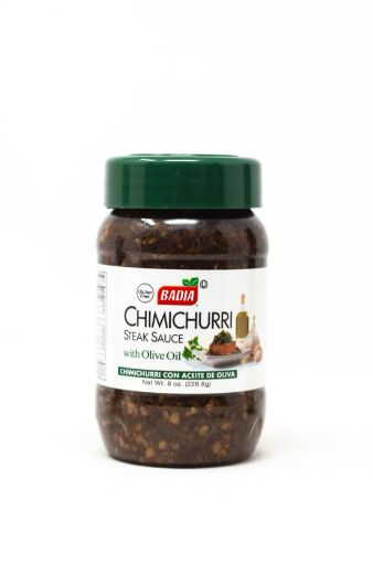 Imagen de SALSA BADIA CHIMICHURRI PARA CARNES CON ACEITE DE OLIVA 226.8 G