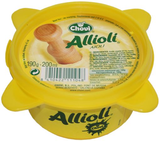 Imagen de SALSA ALIOLI CHOVI 180 G
