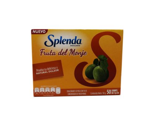 Imagen de EDULCORANTE SPLENDA FRUTA MONJE EN SOBRE 50 UND 50 G