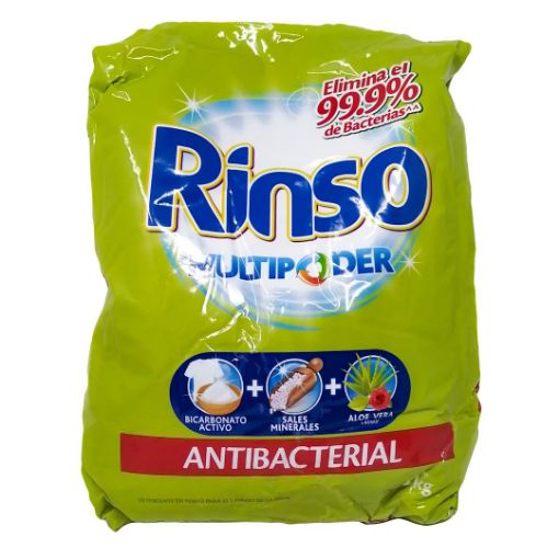Imagen de DETERGENTE RINSO EN POLVO MULTIPODER ANTIBACTERIAL 4500 G