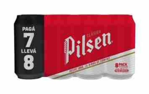 Imagen de OFERTA PILSEN 2800 ML - 7 UND CERVEZA 350 ML + 1 GRATIS 
