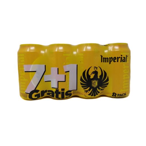Imagen de OFERTA IMPERIAL 2800 ML - 7 UND CERVEZA 350 ML + 1 GRATIS 