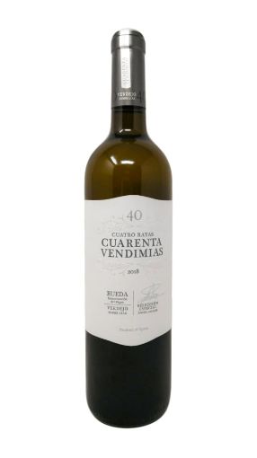 Imagen de VINO BLANCO  CUARENTA VENDIMIAS VERDEJO 2018 750,00 ml 