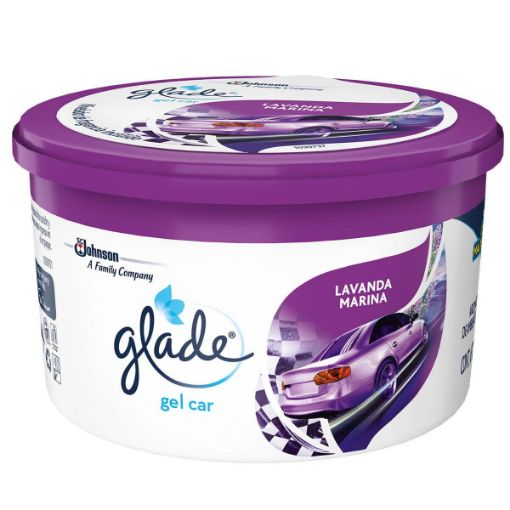 Imagen de AROMATIZANTE  GLADE PARA AUTO MINI GEL LAVANDA MARINA 70.00 G