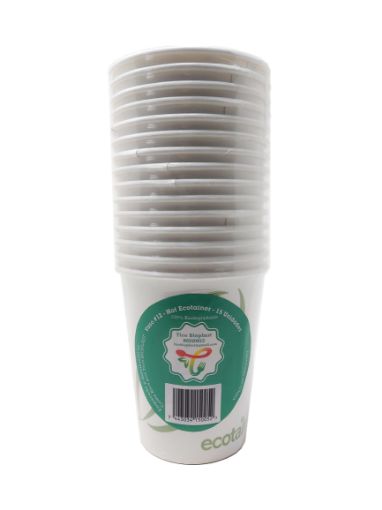 Imagen de VASO TICO BIOPLAST DESECHABLE HOT ECOTAINER N12 15 und 