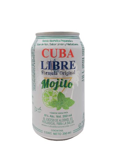 Imagen de BEBIDA ALCOHOLICA  CUBA LIBRE MOJITO LATA 350 ml 