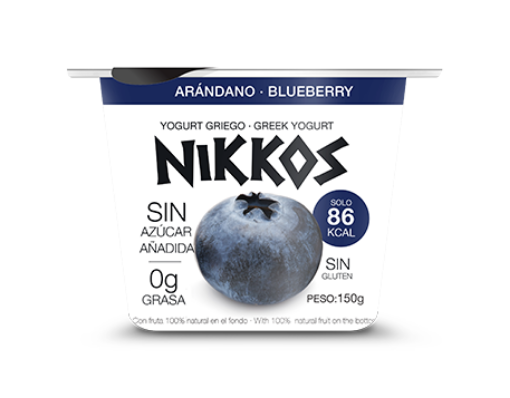 Imagen de YOGURT GRIEGO NIKKOS ARÁNDANO  150 g 