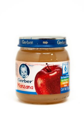 Imagen de COLADO GERBER PASO 2 MANZANA EN FRASCO 113 G 