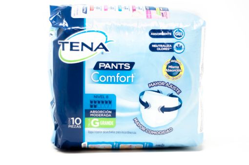 Imagen de ROPA INTERIOR TENA PANTS COMFORT DESECHABLE TALLA G 10 und 